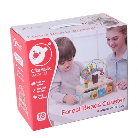 CLASSIC WORLD FOREST BEADS COASTER
