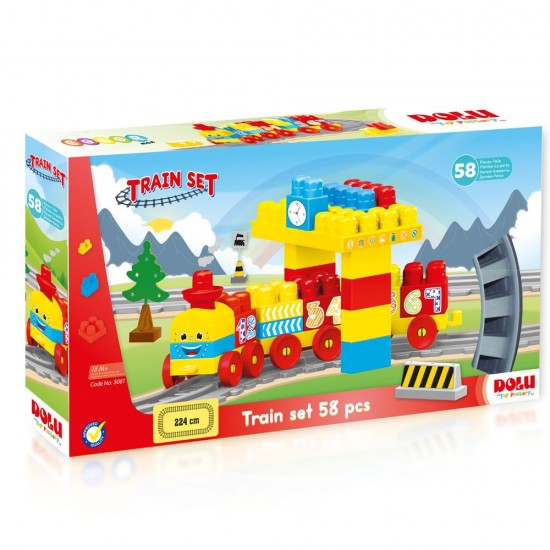 TRAIN SET 58 PCS TRAIN SET 58 PCS