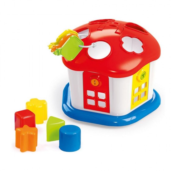 SHAPE SORTER SWEET HOUSE WITH LOCKABLE DOORS SHAPE SORTER SWEET HOUSE WITH LOCKABLE DOORS