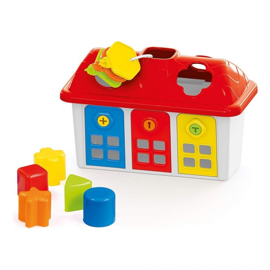 SHAPE SORTER HAPPY HOUSE WITH LOCKABLE DOORS SHAPE SORTER HAPPY HOUSE WITH LOCKABLE DOORS