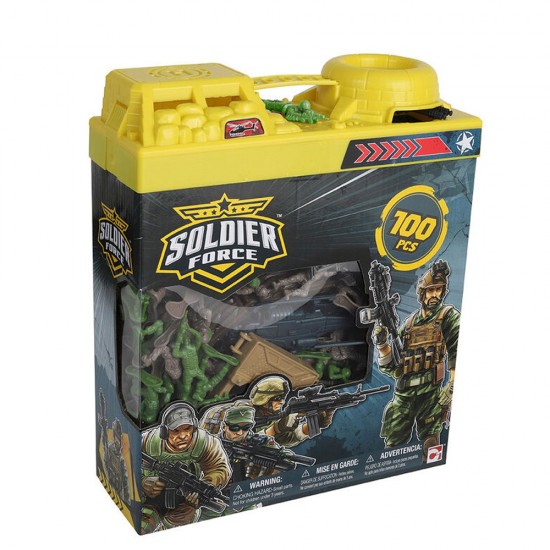 CHAP MEI SOLDIER FORCE BUCKET PLAYSET 100PCS