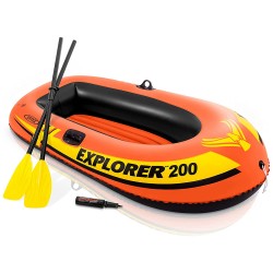 INTEX EXPLORERTM 200 BOAT SET 185CMX94CMX41CM INTEX EXPLORERTM 200 BOAT SET 185CMX94CMX41CM