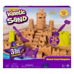 Kinetic Sand Beach Sand Kingdom (3lbs)