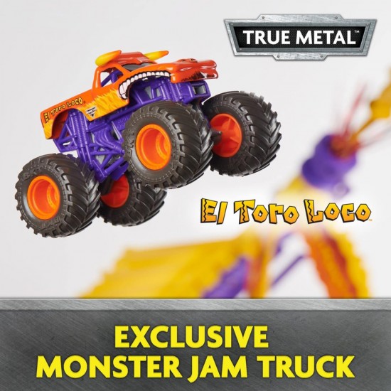 Monster Jam 1:64 Big Air Challenge Playset El Toro Loco