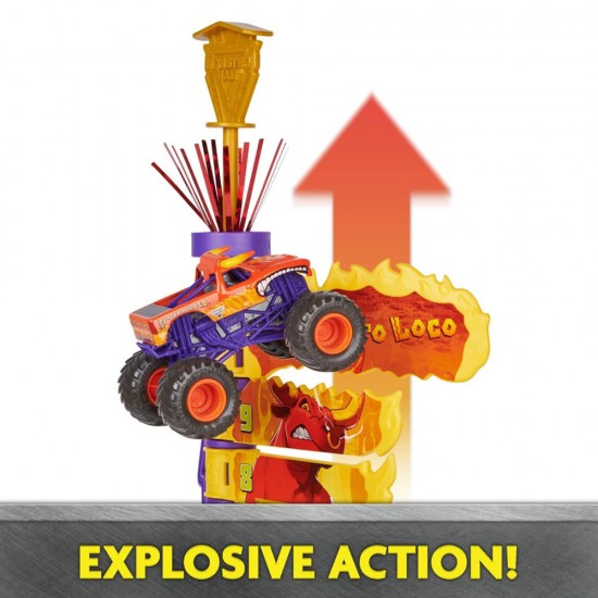 Monster Jam 1:64 Big Air Challenge Playset El Toro Loco
