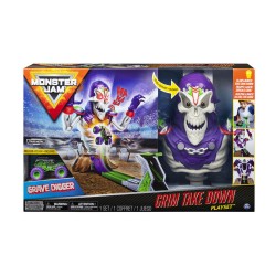 Monster Jam Grim Take Down Playset