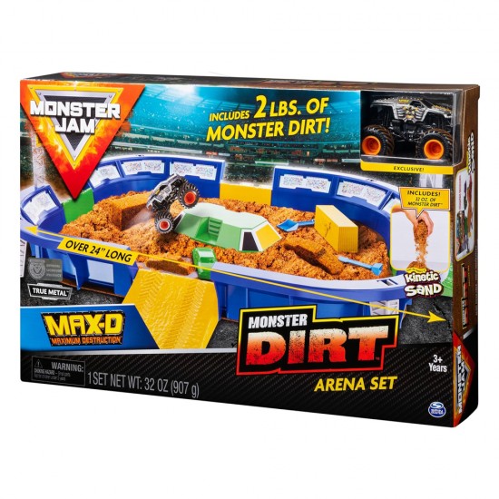 Monster Jam Kinetic Dirt Arena Playset Monster Jam Kinetic Dirt Arena Playset