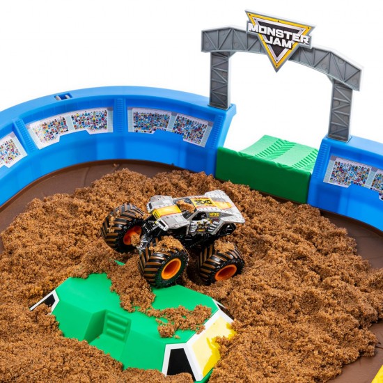 Monster Jam Kinetic Dirt Arena Playset Monster Jam Kinetic Dirt Arena Playset
