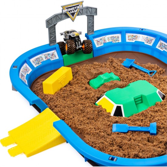Monster Jam Kinetic Dirt Arena Playset Monster Jam Kinetic Dirt Arena Playset