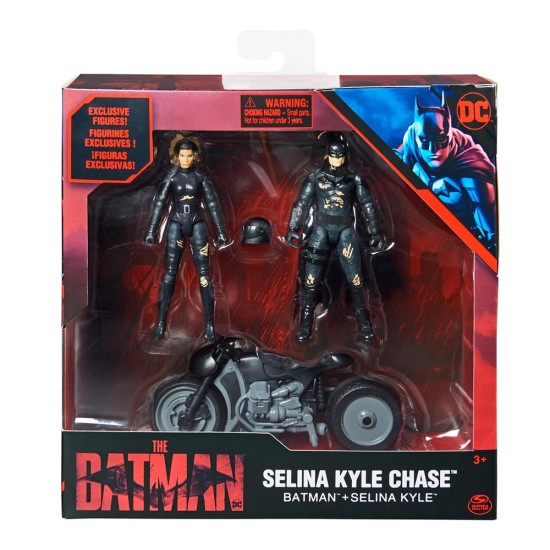 DC Batman Movie Selina Kyle Bike w/2 4" Figs DC Batman Movie Selina Kyle Bike w/2 4" Figs
