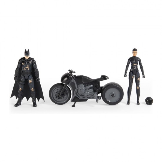 DC Batman Movie Selina Kyle Bike w/2 4" Figs DC Batman Movie Selina Kyle Bike w/2 4" Figs