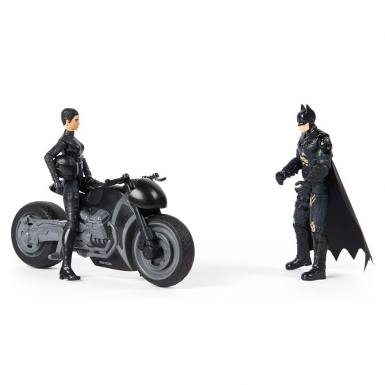 DC Batman Movie Selina Kyle Bike w/2 4" Figs DC Batman Movie Selina Kyle Bike w/2 4" Figs