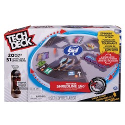 Tech Deck Shredline 360 Spinnin Fingerboarding Action