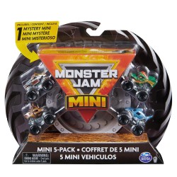 Monster Jam Mini Scale Vehicles 5-PK