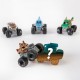 Monster Jam Mini Scale Vehicles 5-PK