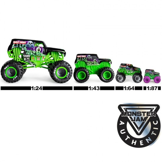 Monster Jam Mini Scale Vehicles 5-PK