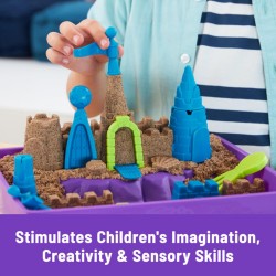 Kinetic Sand Beach Castle Playset Dlx (2.5lb)