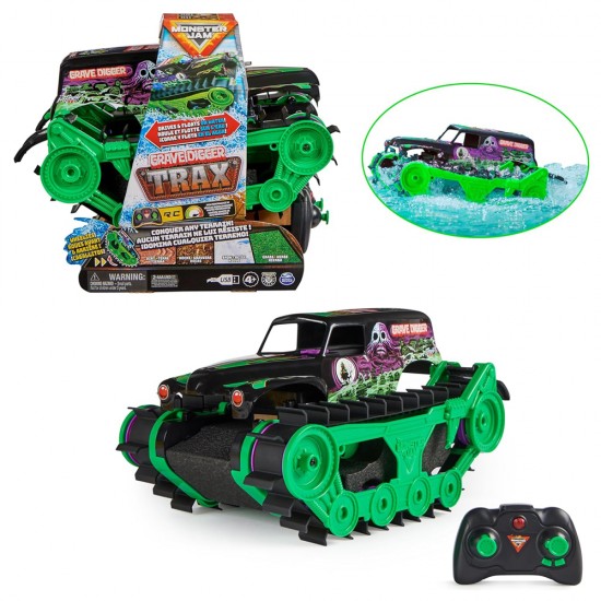 Monster Jam RC Grave Digger Trax Monster Jam RC Grave Digger Trax
