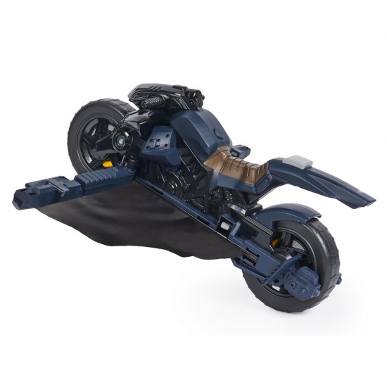 DC Batman Adv Batcycle & Accessories (12" Scale)