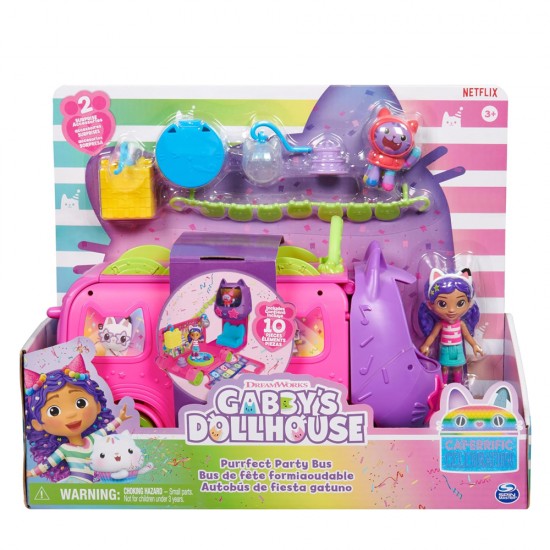 Gabby's DH Sprinkle Purrfect Party Bus Gabby's DH Sprinkle Purrfect Party Bus