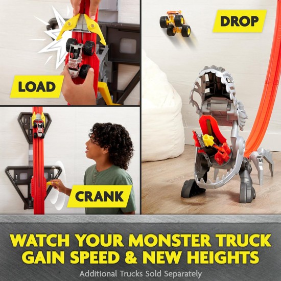 Monster Jam 1:64 Thunder Roarus Drop Playset Monster Jam 1:64 Thunder Roarus Drop Playset