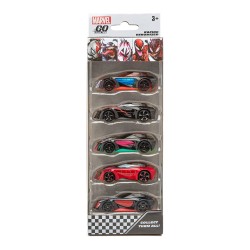 MARVEL GO DC RACING 5PCK SPDERMAN 3IN W2