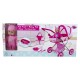 LISSI DOLL PRAM WITH 33CM SOFT BABY PLAYSET