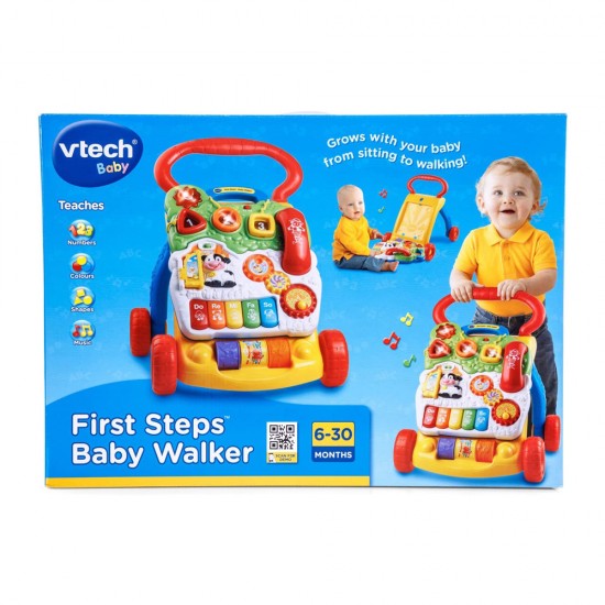 V-TECH FIRST STEPS BABY WALKER (MULTI COLOR)