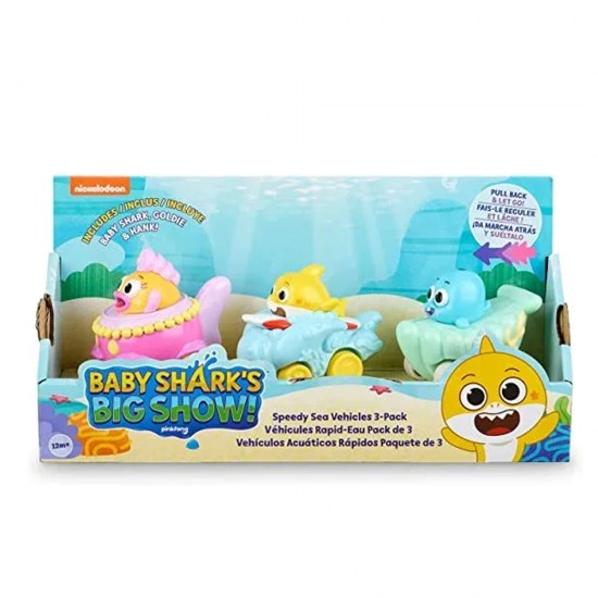 Baby Shark BS Pull-Back Sea Vehicle Asst. 6