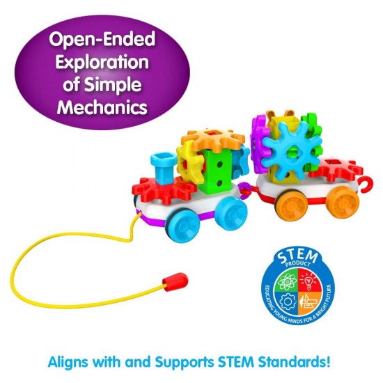 Techno Kids Stack & Spin Pull Along Train Techno Kids Stack & Spin Pull Along Train