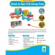 Techno Kids Stack & Spin Pull Along Train Techno Kids Stack & Spin Pull Along Train