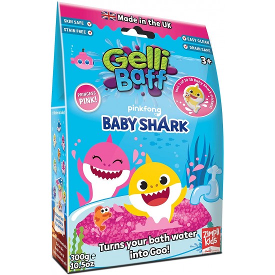 Baby Shark Gelli Baff Pink 300g 