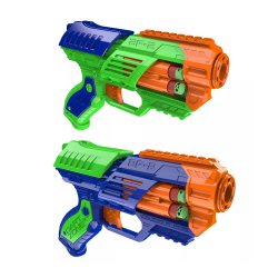 DART ZONE BLTZFIREX2 VALUE BLASTER 2PK DART ZONE BLTZFIREX2 VALUE BLASTER 2PK