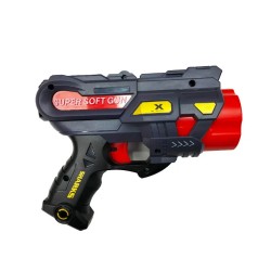 SOFT GUN WITH BULLETS AND TARGET SOFT GUN WITH BULLETS AND TARGET