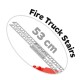 FIRE TRUCK IN WINDOW BOX 38 CM