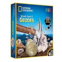 NATIONAL GEOGRAPHIC BREAK OPEN 5 GEODES SCIENCE KIT