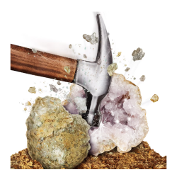 NATIONAL GEOGRAPHIC BREAK OPEN 5 GEODES SCIENCE KIT