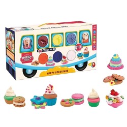 HAPPY COLOR MUD BUS MAGIC DOUGH SET