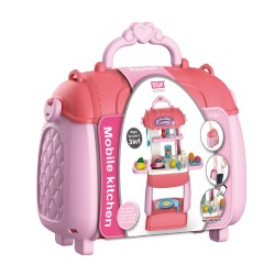 BOWA MOBILE KITCHEN SET (PINK)
