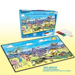 64 X 90 CM UNDER WATER WORLD PUZZLE
