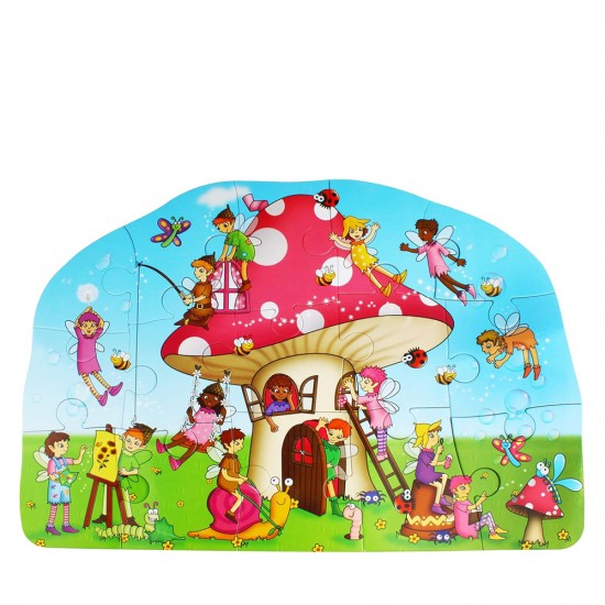 15 Pcs FAIRY COTTAGE PUZZLE