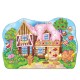 35 Pcs GINGERBREAD HOUSE PUZZLE