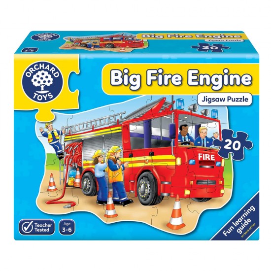 20 Pcs BIG FIRE ENGINE PUZZLE