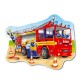 20 Pcs BIG FIRE ENGINE PUZZLE
