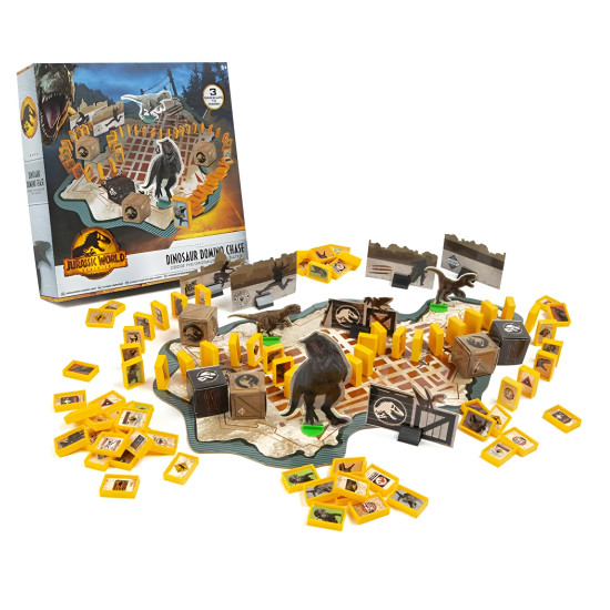 JURASSIC WORLD DINO DOMINO CHASE