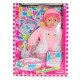 BAMBOLINA 41CM DOLL WITH NEW DRESS WITH PLUSH TOY- SWAN