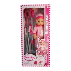 SUPER STAR BAMBOLINA BUGGY SET WITH 36CM DOLL