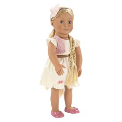 OUR GENERATION DOLL PHOEBE HAIR GROW BLONDE OUR GENERATION DOLL PHOEBE HAIR GROW BLONDE