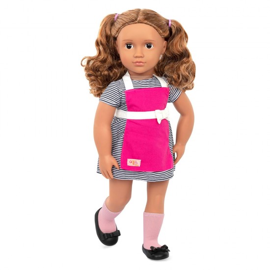OUR GENERATION ISA DINNER WITH BOOK DELUXE DOLL OUR GENERATION ISA DINNER WITH BOOK DELUXE DOLL