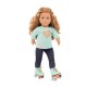 OUR GENERATION ISA DINNER WITH BOOK DELUXE DOLL OUR GENERATION ISA DINNER WITH BOOK DELUXE DOLL